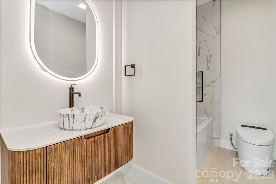 Furnished interior view inside a new home in , Leicester (Image 18).