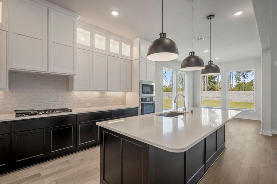 Furnished interior view inside a new home in ARTAVIA 55' Lots, Conroe (Image 7). Furnished interior view inside a new home in ARTAVIA 55' Lots, Conroe (Image 7).