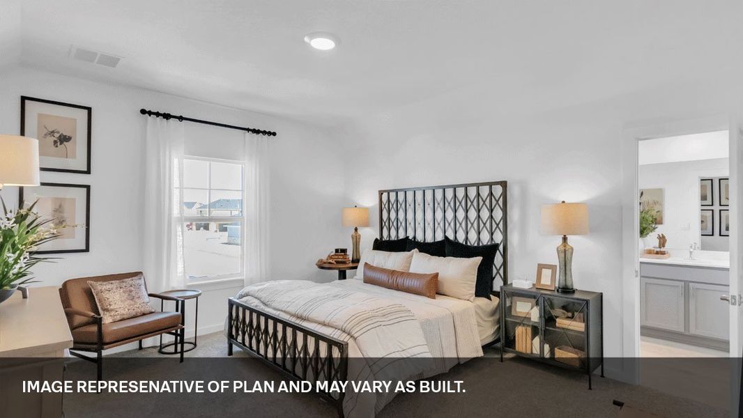 Furnished interior view inside a new home in Valverde, Bastrop (Image 12).