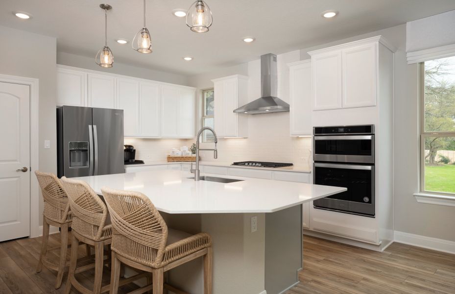 Large kitchen island