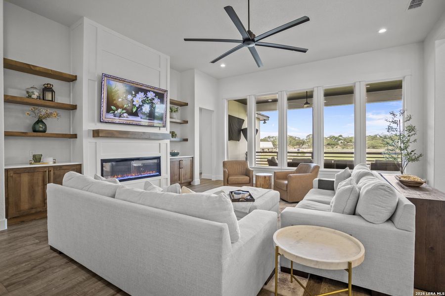 Furnished interior view inside a new home in , Bulverde (Image 28).