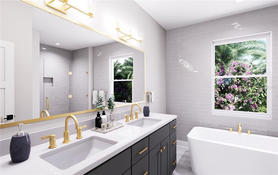 Furnished interior view inside a new home in Blanc, St. Petersburg (Image 7).