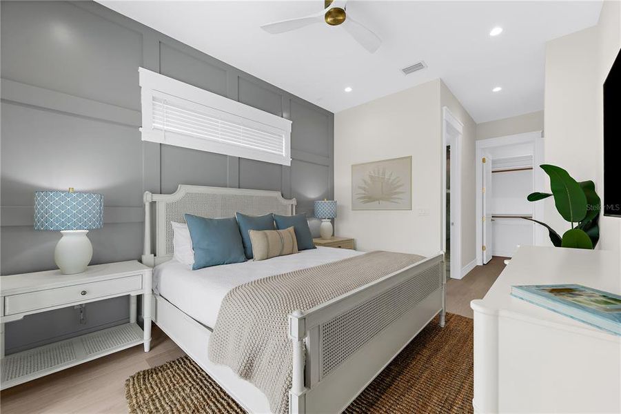 Furnished interior view inside a new home in , Sarasota (Image 32).