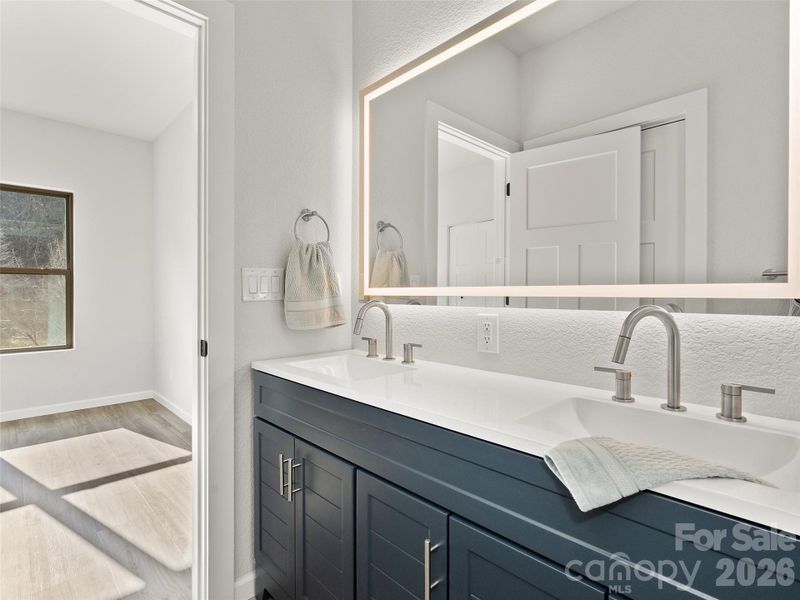 Furnished interior view inside a new home in , Waynesville (Image 4).