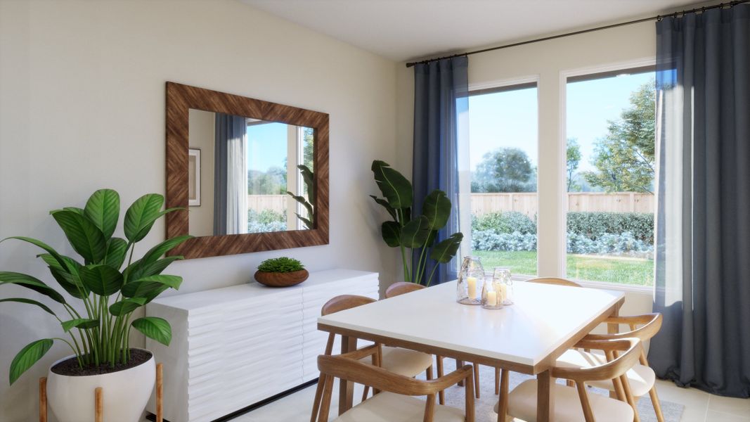 Furnished interior view inside a new home in Parkton Square, Kyle (Image 4).
