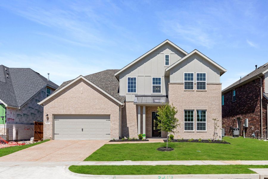 Representative exterior photo of a completed home built from the Kirby by UnionMain Homes in Cambridge Crossing, Celina, TX (Image 25). Representative exterior photo of a completed home built from the Kirby by UnionMain Homes in Cambridge Crossing, Celina, TX (Image 25).