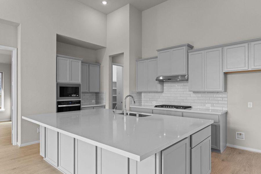 Furnished interior view inside a new home in Pomona, Manvel (Image 14).