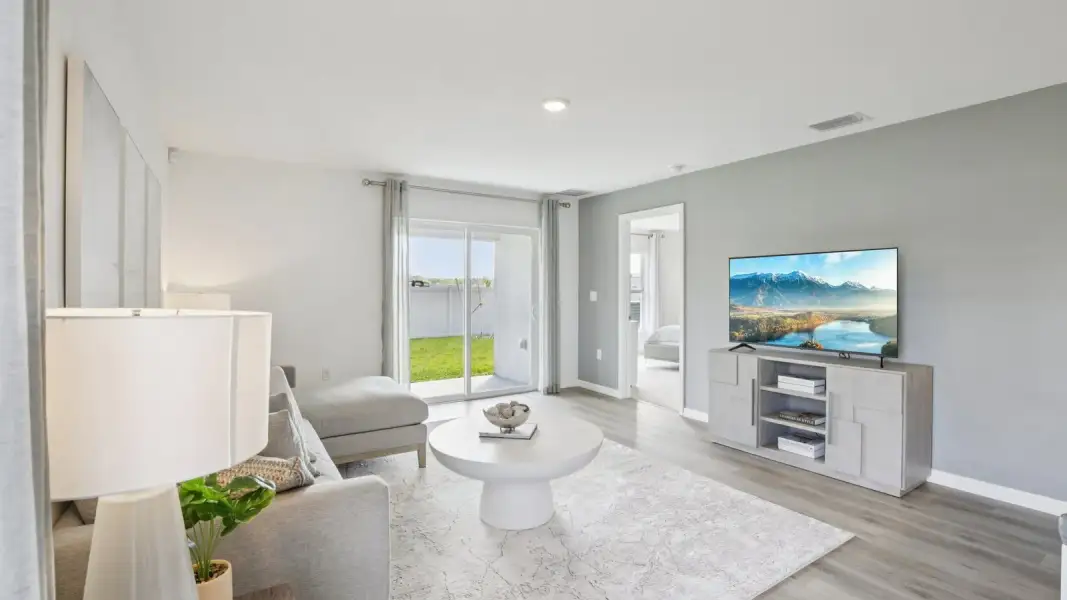 Furnished interior view inside a new home in Northwater at Two Rivers, Zephyrhills (Image 5).