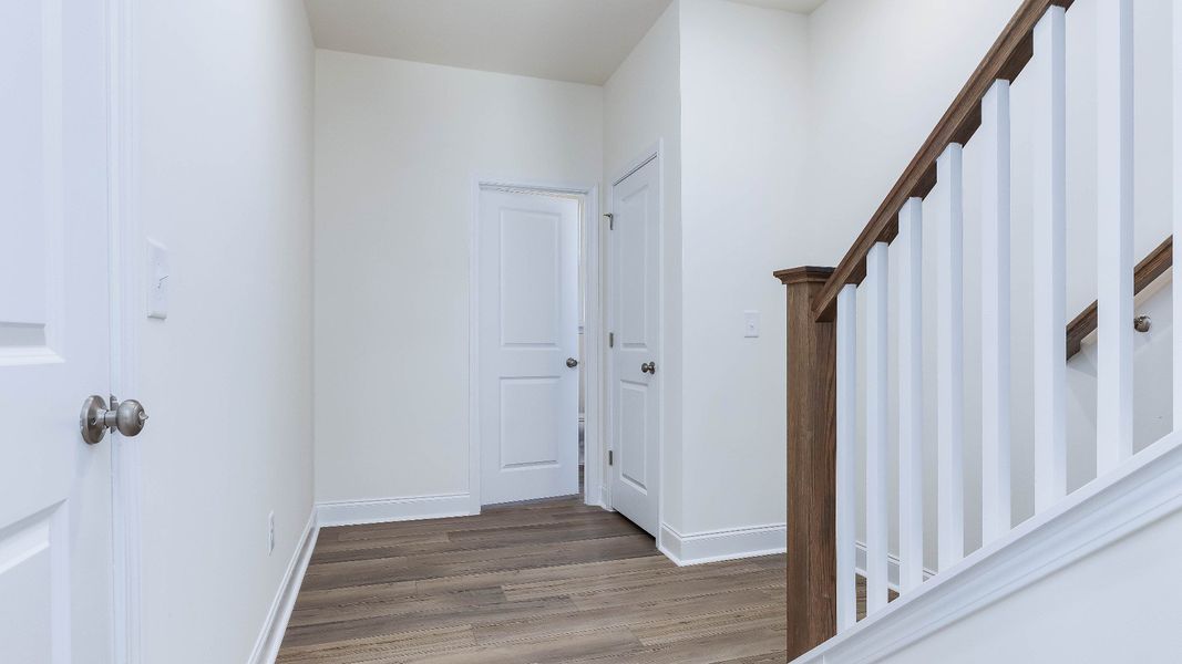 Furnished interior view inside a new home in Battle Bridge, Raleigh (Image 19).