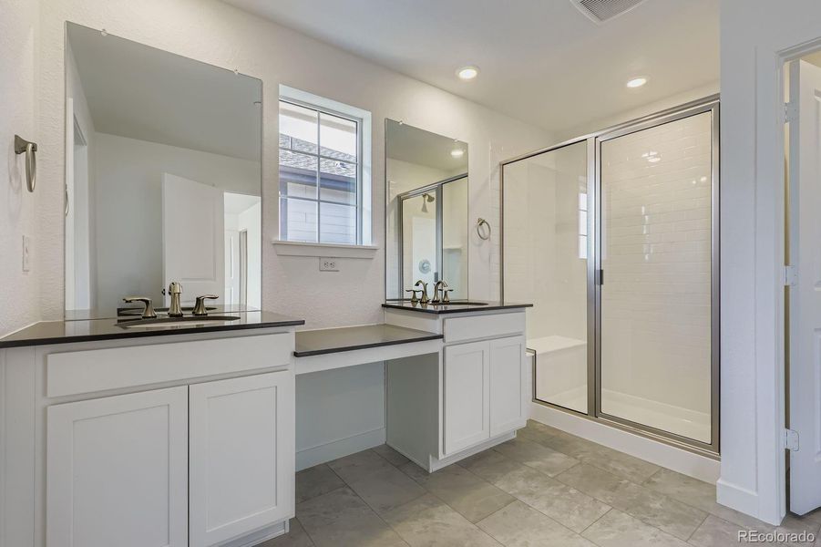 Furnished interior view inside a new home in Sunset Village: The Monarch Collection, Erie (Image 4). Furnished interior view inside a new home in Sunset Village: The Monarch Collection, Erie (Image 4).