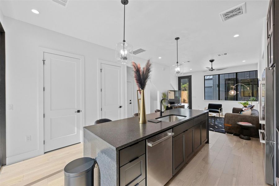 Furnished interior view inside a new home in , Austin (Image 8).