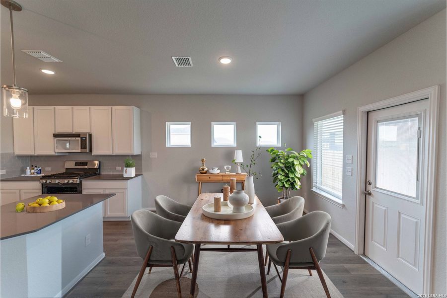 Furnished interior view inside a new home in Morgan Meadows, San Antonio (Image 11).