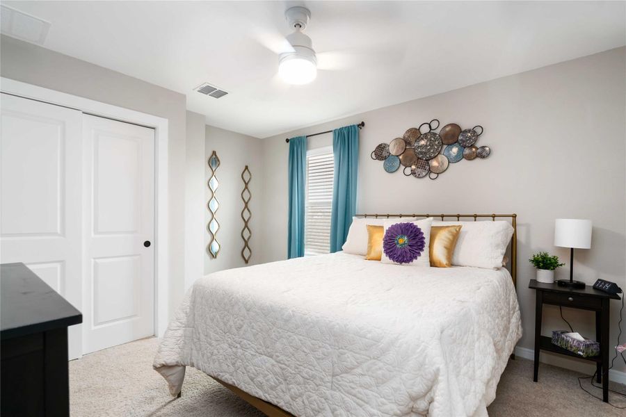 Furnished interior view inside a new home in Ascend at Legends Bay, Baytown (Image 18). Furnished interior view inside a new home in Ascend at Legends Bay, Baytown (Image 18).