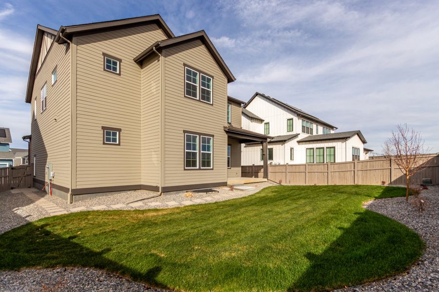 Exterior details and patio area of a home in Westerly, Erie (Image 27). Exterior details and patio area of a home in Westerly, Erie (Image 27).