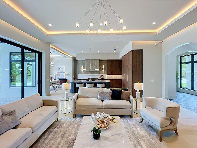 Furnished interior view inside a new home in , Winter Park (Image 63). Furnished interior view inside a new home in , Winter Park (Image 63).