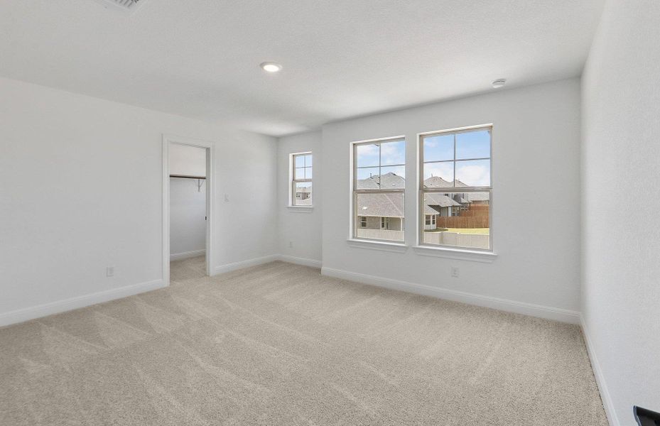 Spacious, unfurnished interior of a new home in Saddleback at Santa Rita Ranch, Liberty Hill (Image 26). Spacious, unfurnished interior of a new home in Saddleback at Santa Rita Ranch, Liberty Hill (Image 26).