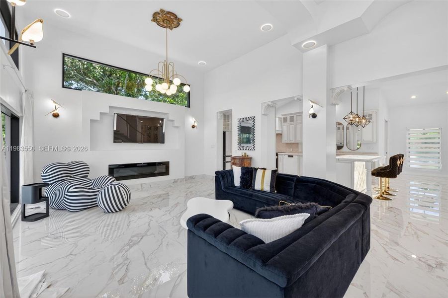 Furnished interior view inside a new home in , Biscayne Park (Image 69).