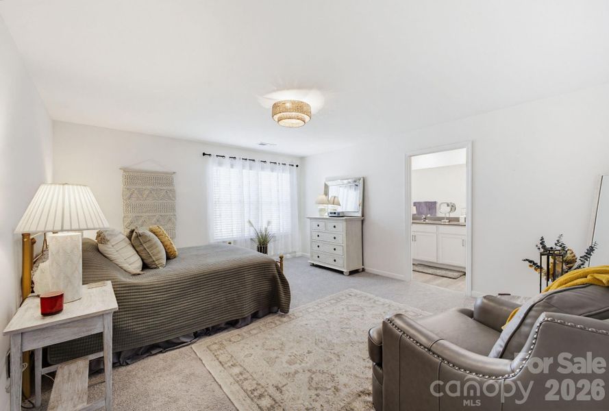 large primary bedroom