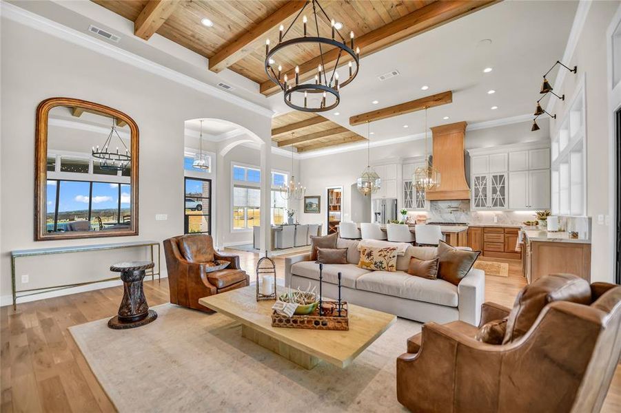 Furnished interior view inside a new home in , Aledo (Image 5).
