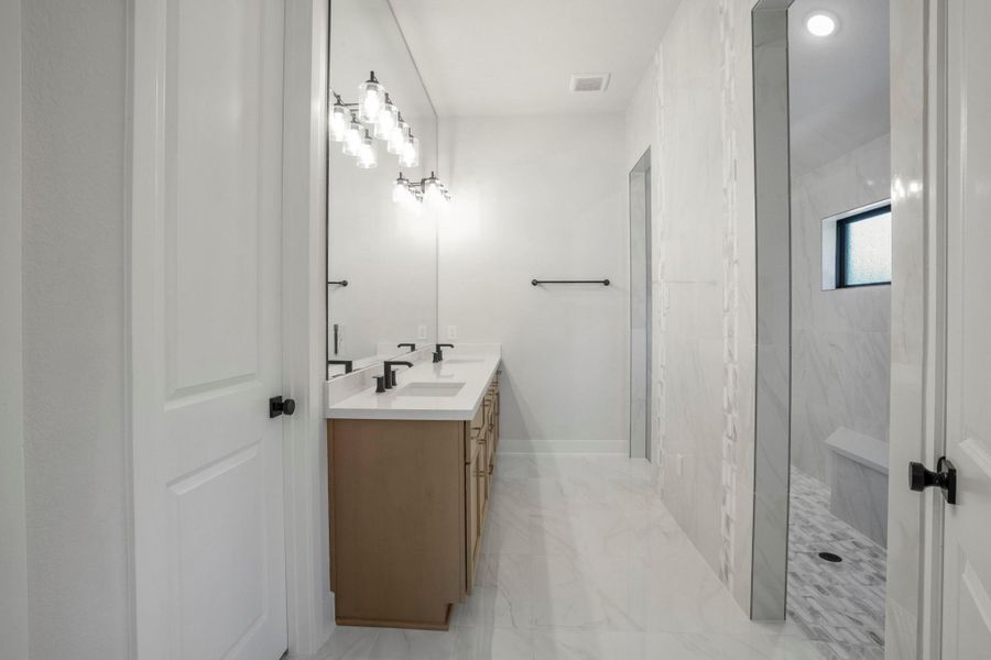 Furnished interior view inside a new home in The Woodlands Hills, Willis (Image 11).