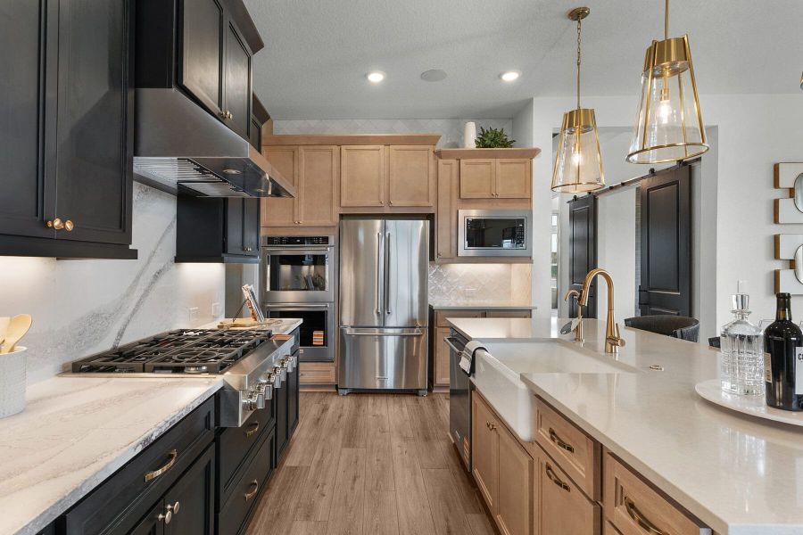 Furnished interior view inside a new home in Davis Ranch, San Antonio (Image 9).
