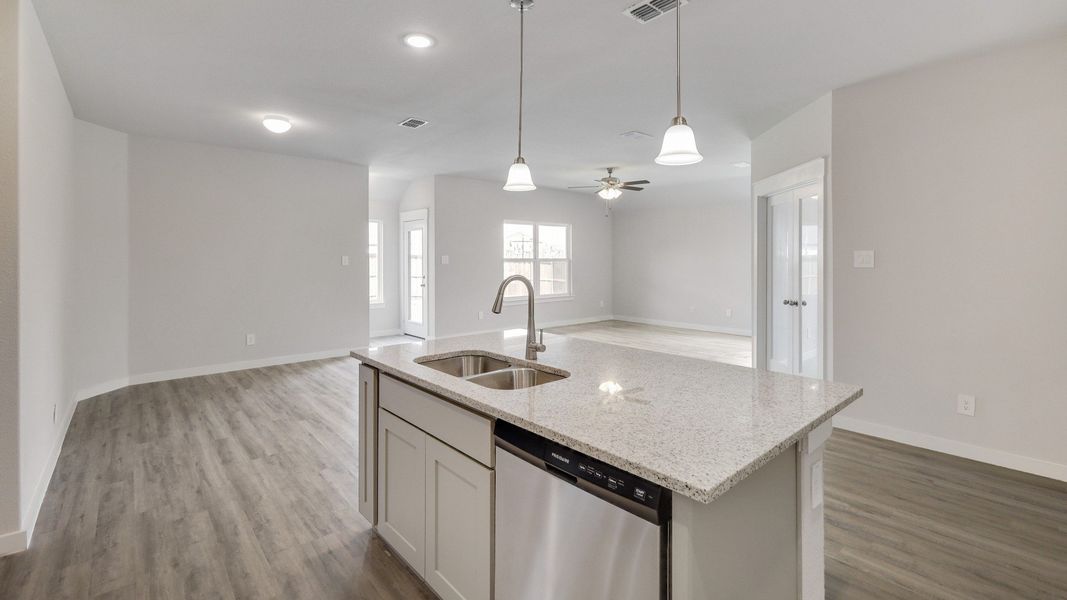 Representative furnished interior of a home built from the Driskill by Brightland Homes in Cielo, Conroe (Image 5).