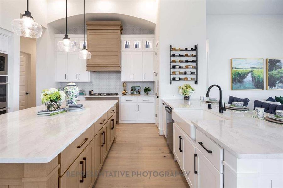 Furnished interior view inside a new home in Sandbrock Ranch, Aubrey (Image 9).
