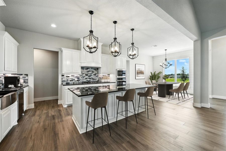 Representative furnished interior of a home built from the The Baytown by Kenmark Homes in Cotten Creek, Azle (Image 8). Representative furnished interior of a home built from the The Baytown by Kenmark Homes in Cotten Creek, Azle (Image 8).