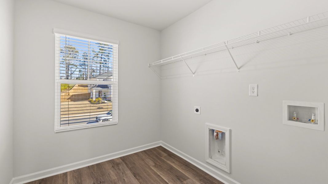 Representative unfurnished interior of a home built from the Halton by D.R. Horton in Southwind Village, Evans (Image 29).