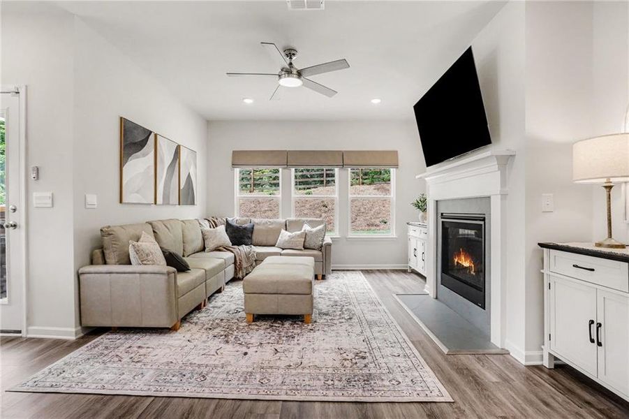 Furnished interior view inside a new home in , Canton (Image 20).