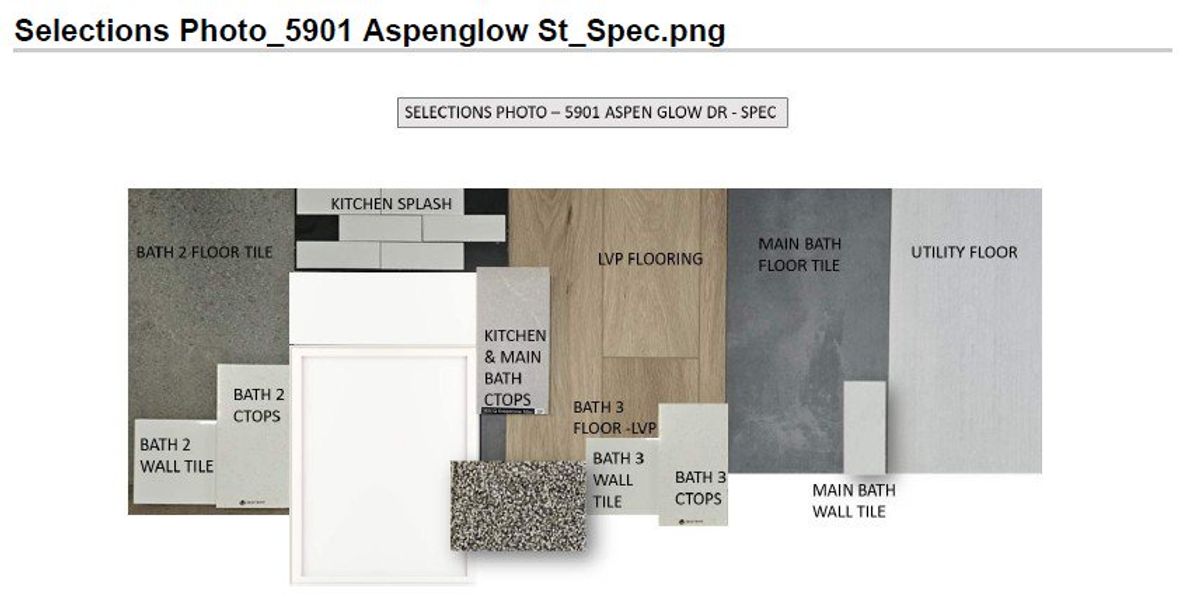Representative photo of design selections for 5901 Aspenglow Street