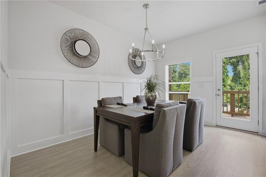 Furnished interior view inside a new home in , Mableton (Image 19).