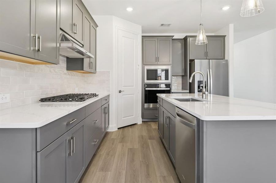 Furnished interior view inside a new home in Ashford Park - Texana Series, Corinth (Image 10).