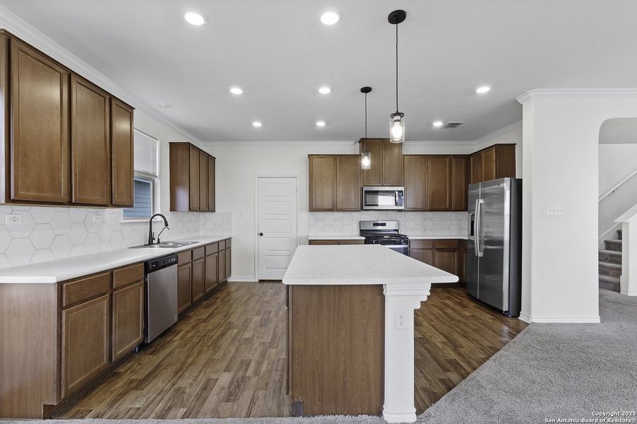 Furnished interior view inside a new home in Knox Ridge, Converse (Image 5).