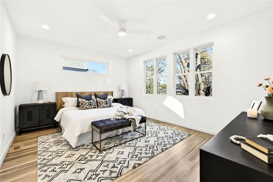Furnished interior view inside a new home in , Atlanta (Image 46).