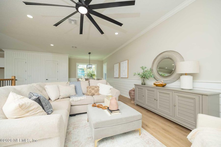 Furnished interior view inside a new home in , St. Augustine (Image 66).