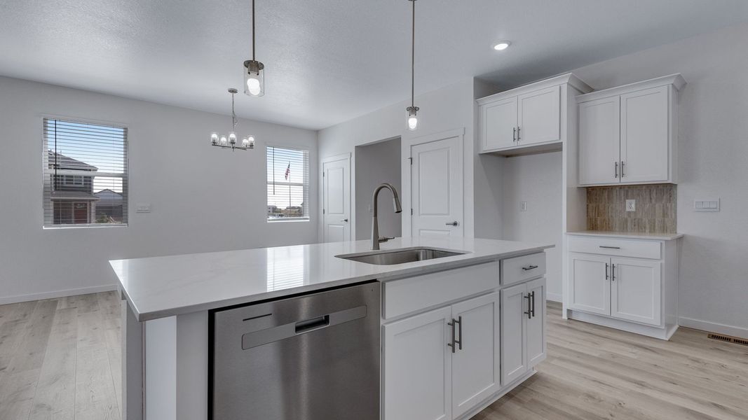 Furnished interior view inside a new home in Prairie Song, Windsor (Image 5).