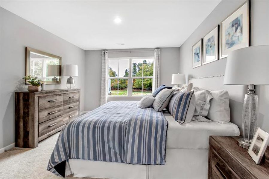 Representative furnished interior of a home built from the Pine by Ryan Homes in Cherry Grove Townhomes, Kannapolis (Image 21).