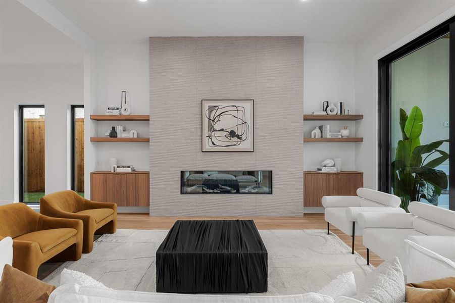 Furnished interior view inside a new home in , Dallas (Image 16).