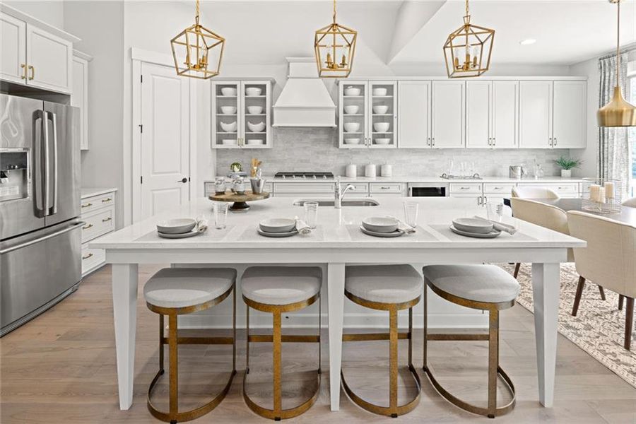 Furnished interior view inside a new home in Soleil Belmont Park, Canton (Image 9).