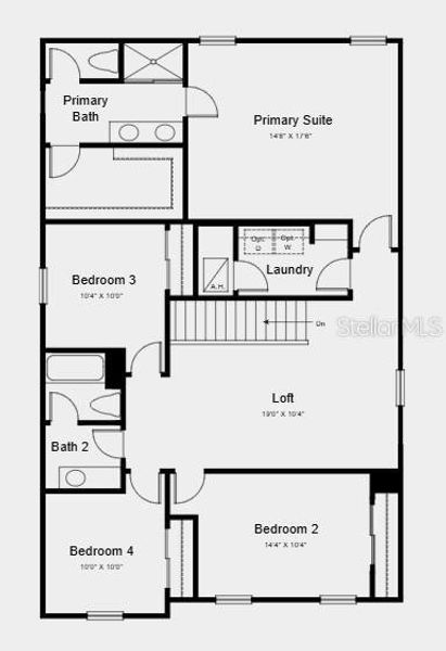 2D floor plan layout of this home in Coasterra Community Group Page, Palmetto, FL (Image 2). 2D floor plan layout of this home in Coasterra Community Group Page, Palmetto, FL (Image 2).