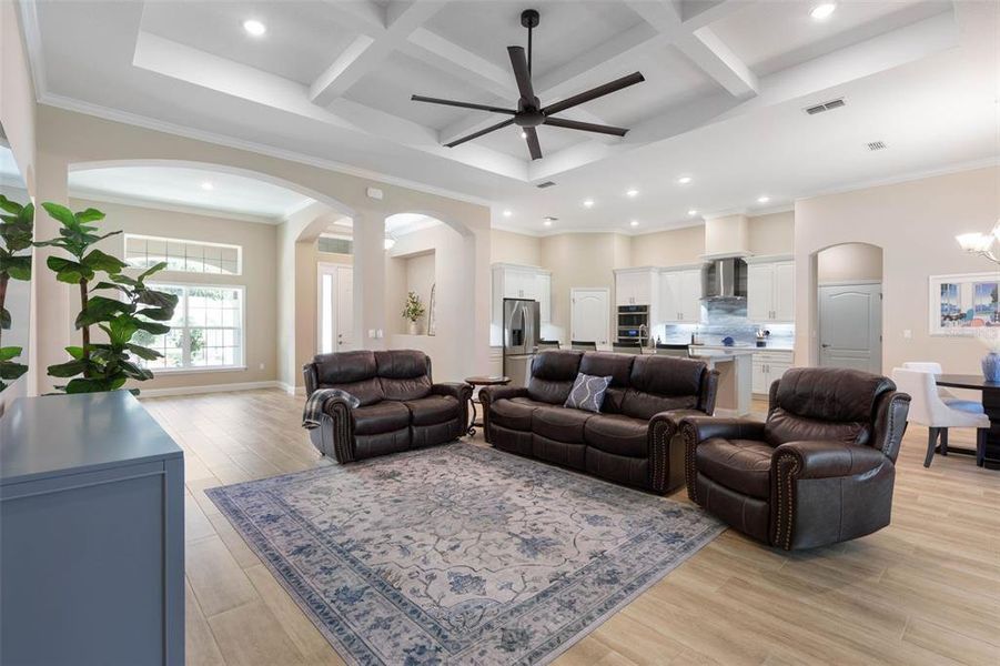 Furnished interior view inside a new home in , Palm Coast (Image 6).
