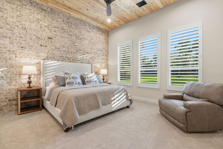 Furnished interior view inside a new home in , Tomball (Image 32).