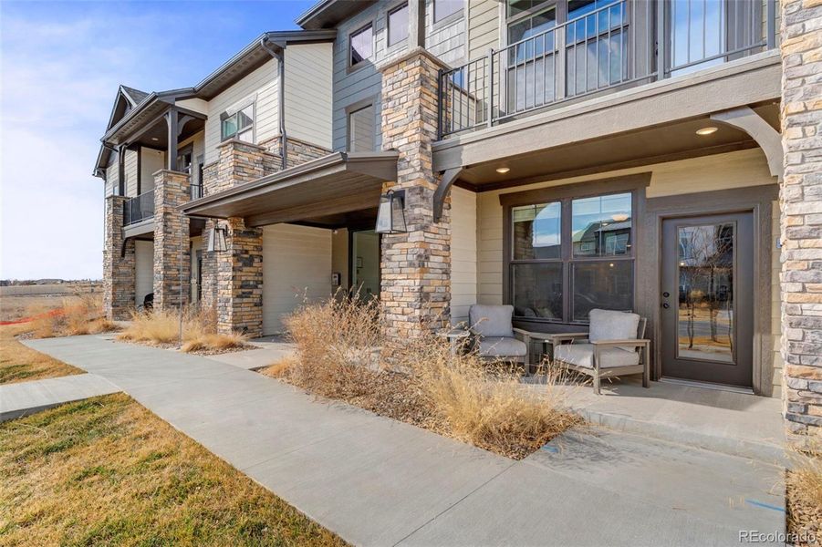 Exterior details and patio area of a home in , Longmont (Image 3).