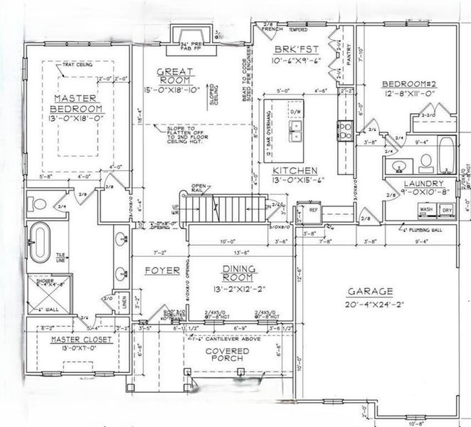 2D floor plan layout of this home in , Rome, GA (Image 3).