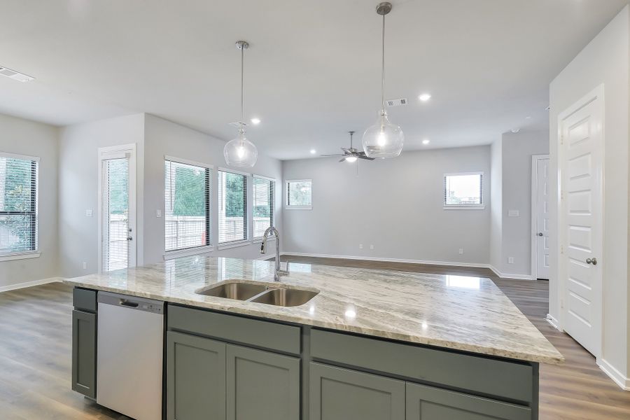 Furnished interior view inside a new home in Summer Place  35', Montgomery (Image 8).