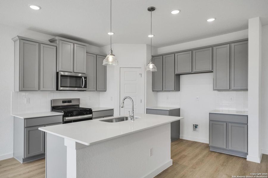 Furnished interior view inside a new home in Morgan Meadows, San Antonio (Image 6). Furnished interior view inside a new home in Morgan Meadows, San Antonio (Image 6).