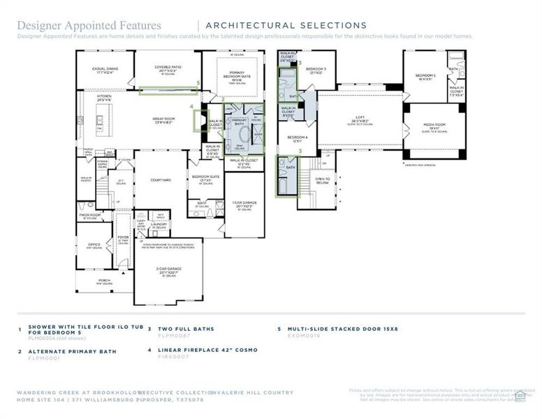 2D floor plan layout of this home in , Prosper, TX (Image 2). 2D floor plan layout of this home in , Prosper, TX (Image 2).