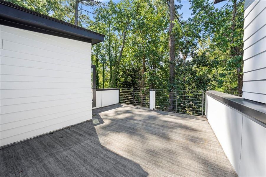 Exterior details and patio area of a home in , Atlanta (Image 3).