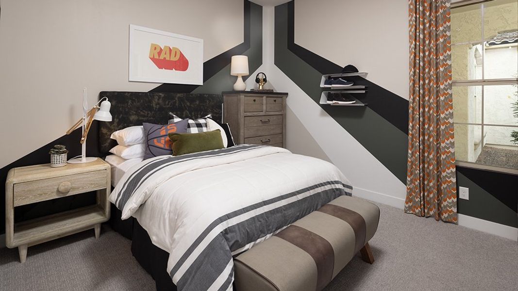 Furnished interior view inside a new home in Ellsworth Ranch, Queen Creek (Image 11).